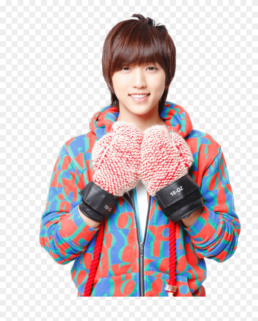 B1a4 Sandeul Wearing Woolen Boxing Gloves Clip Arts - B1a4 Sandeul - Png Download
