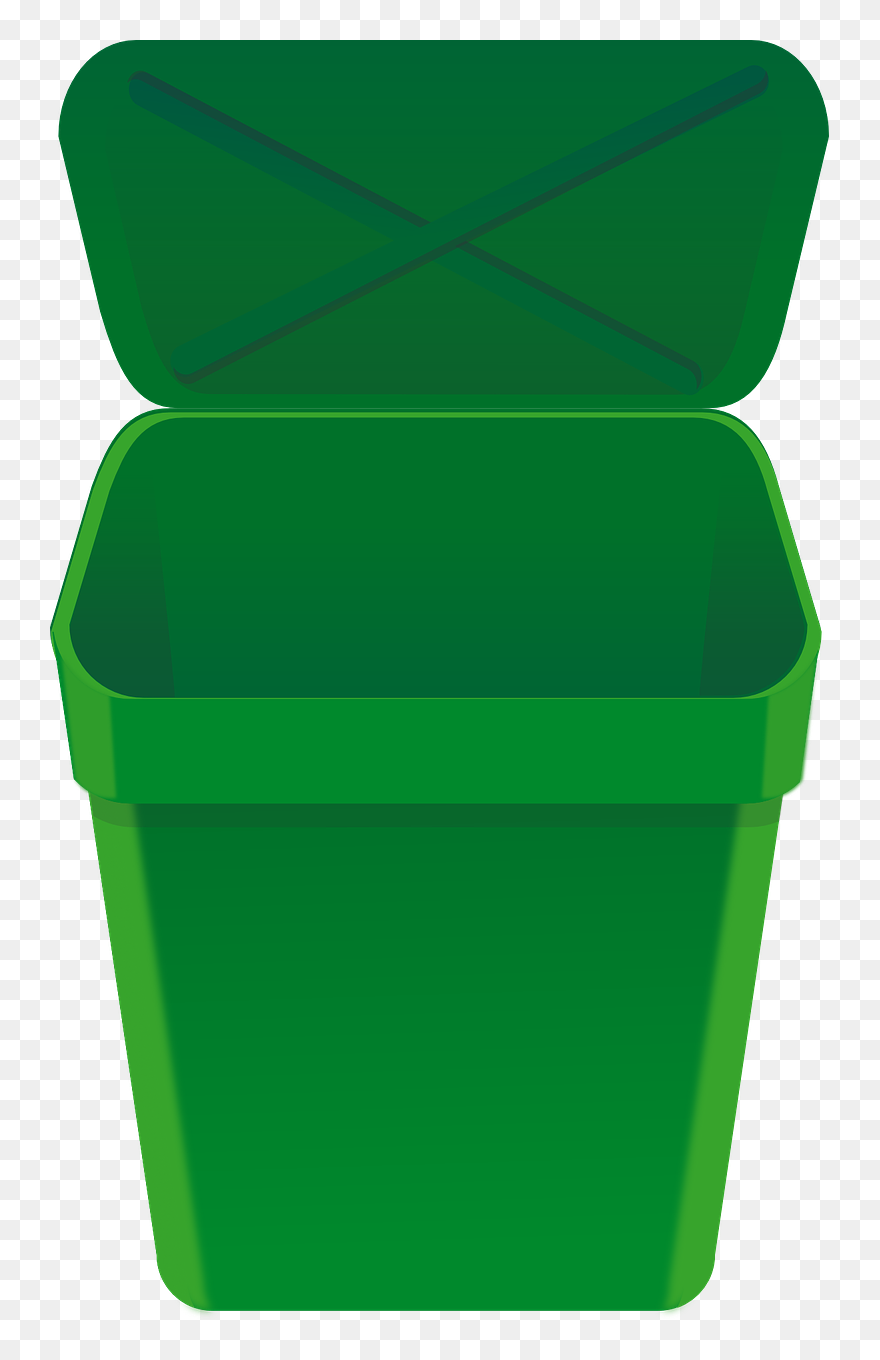 Transparent Garbage Png - Open Trash Can Clipart