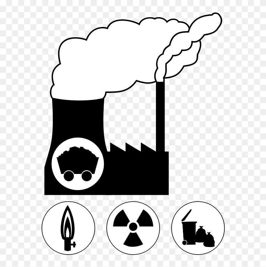 Clipart - Mutable Powerplant - Fossil Fuels Clip Art - Png Download