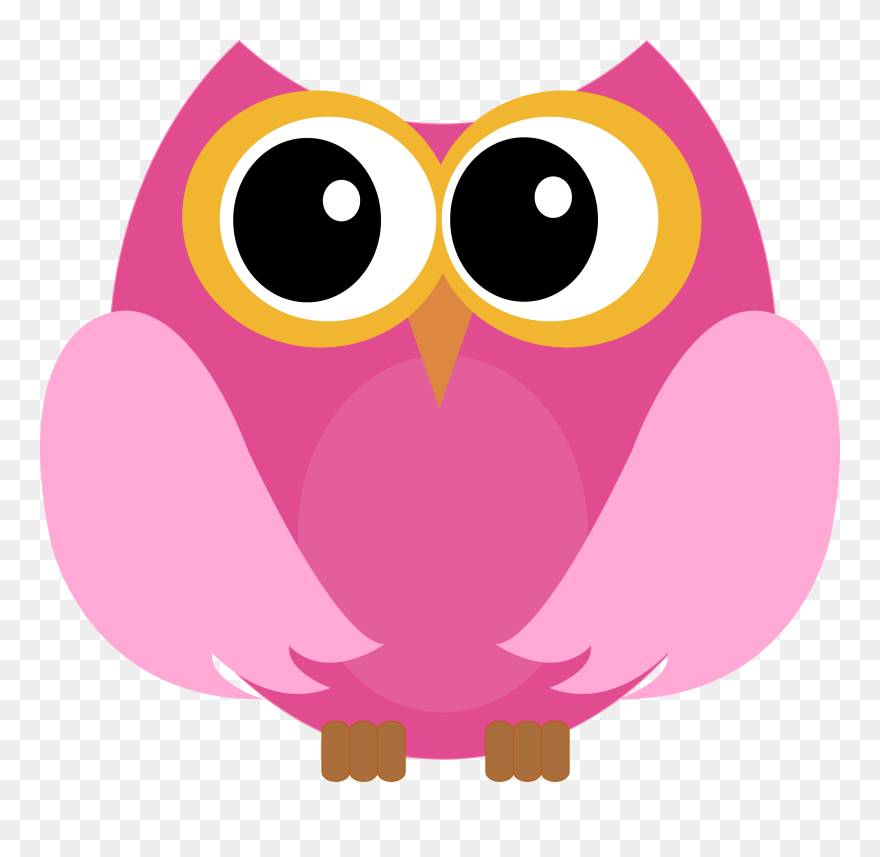 Little Owl Bird Clip Art - Cartoon Cute Owl Birds - Png Download
