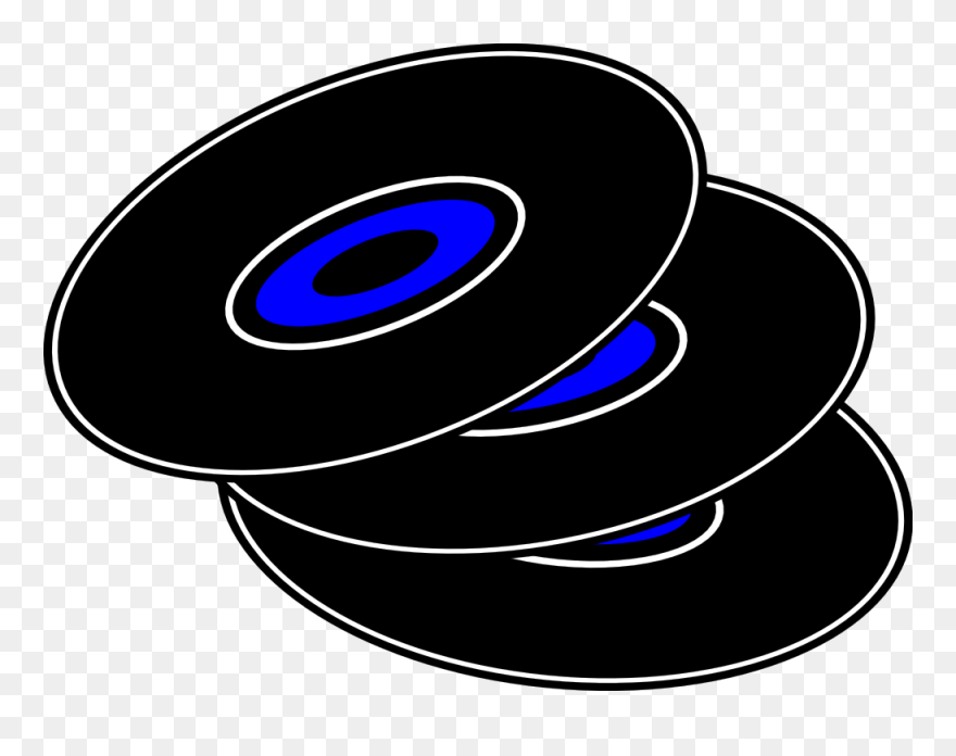 Onlinelabels Clip Art - Records Clipart - Png Download