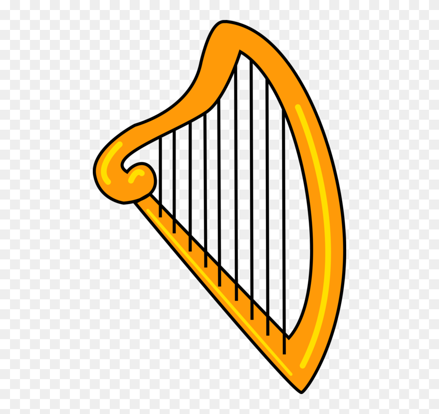 Triangle Text Png Royalty - Lyre Clip Art Transparent Png