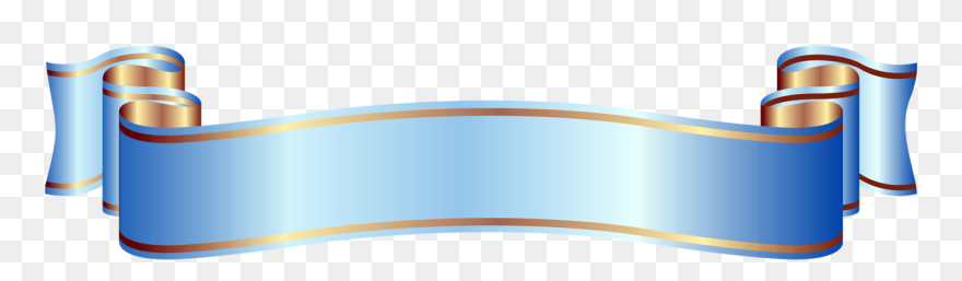 Banners Clip Art Download - Blue Ribbon Banner Png Transparent Png