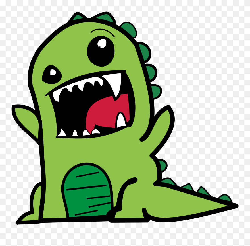 Clipart Dinosaur Cartoon - Png Download