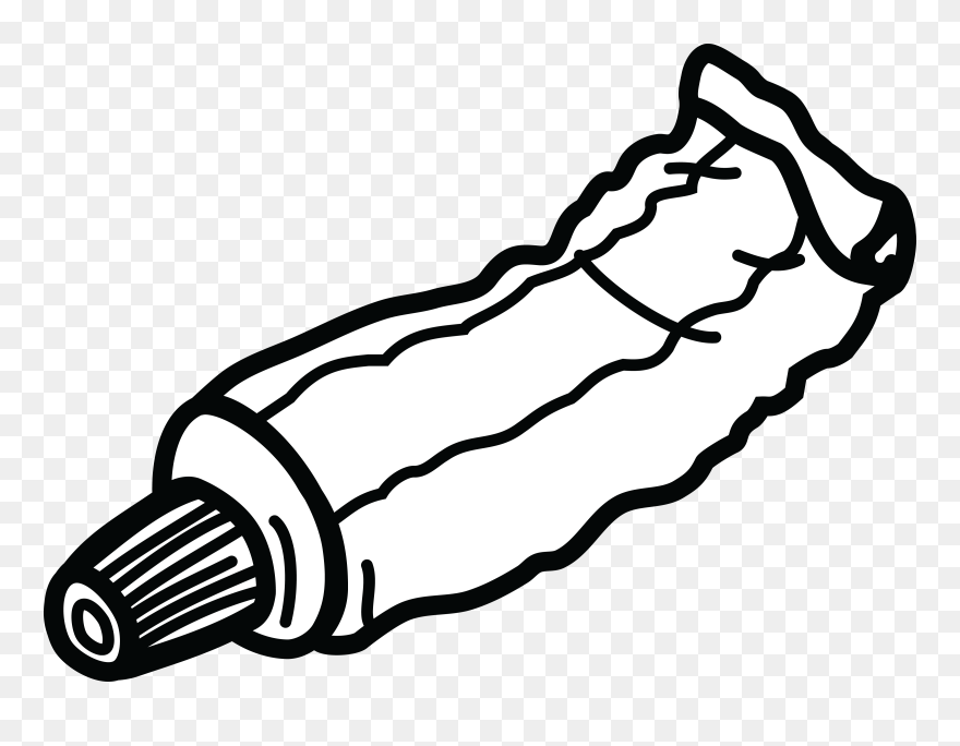 And Toothpaste Drawing At - Tube Clip Art - Png Download