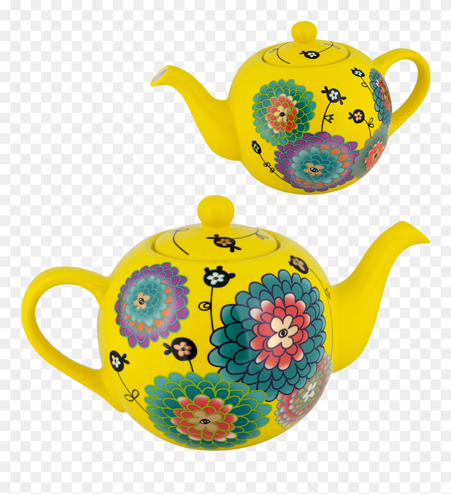 Transparent Teapot And Cup Clipart - Png Download