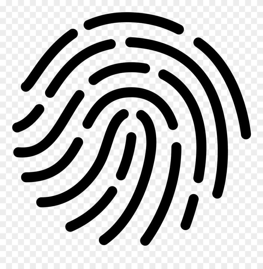Transparent Fingerprints Clipart - Fingerprint Png