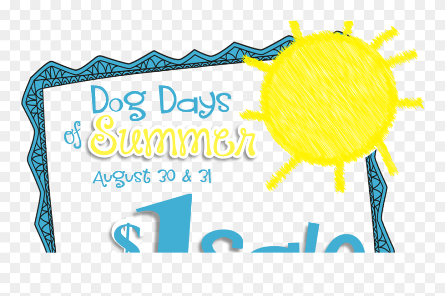 Dog Days Of Summer Clipart Clipart Freeuse Library - Png Download