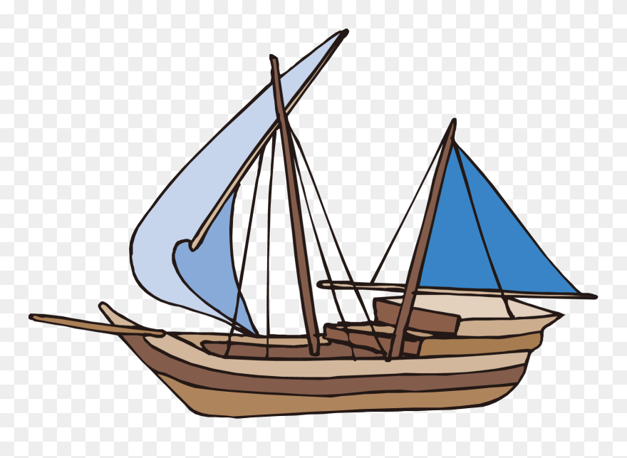 Caravel Cartoon, Hd Png Download - Png Images Boat Cartoon Png Clipart