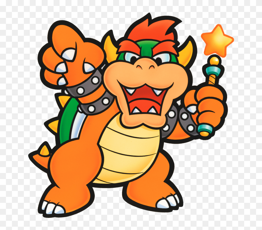 Bowser - Powerup - Paper Mario 64 Bowser Clipart