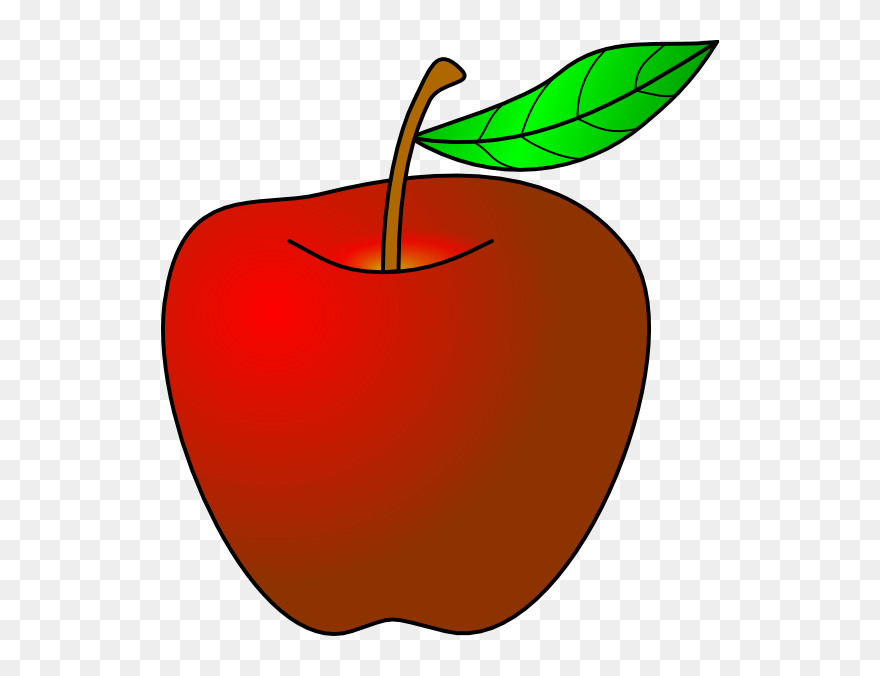 Animasi Gambar Buah Apel Clipart
