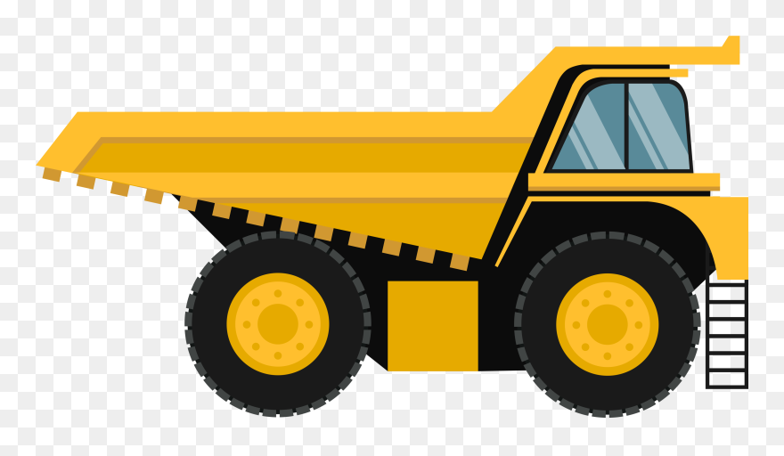 Transparent Truck Clipart - Dumper Clipart - Png Download