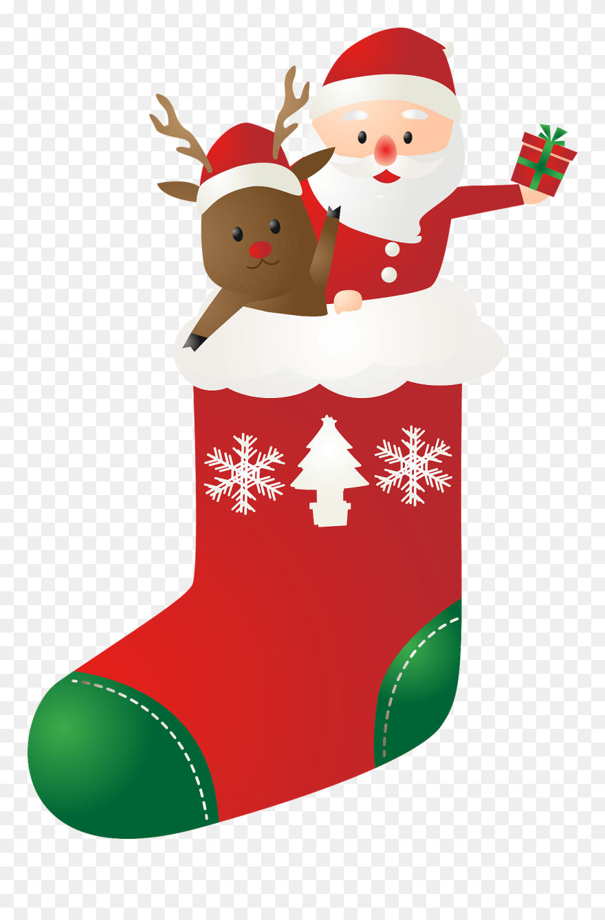 サンタクロース イラスト 靴下 Clipart