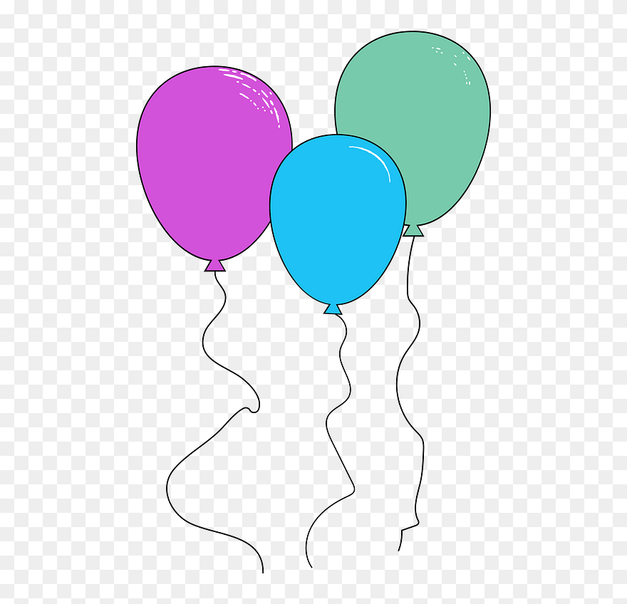 Untitled 1 Balloons V2 Clipart - Vector Globos Png Transparent Png