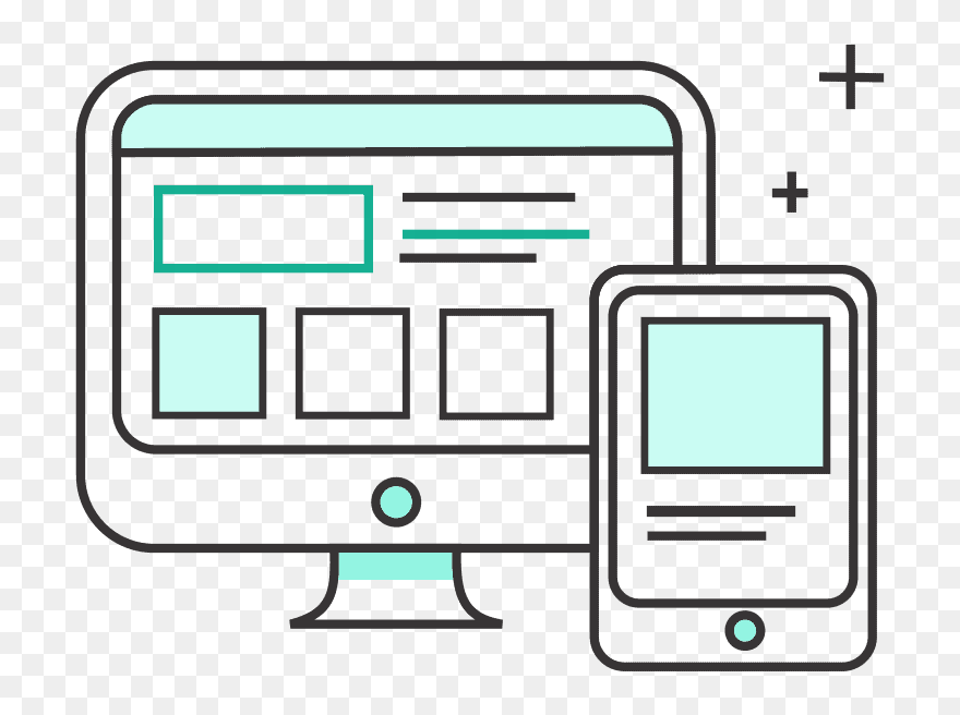 Web-mobile - Web Design Clipart