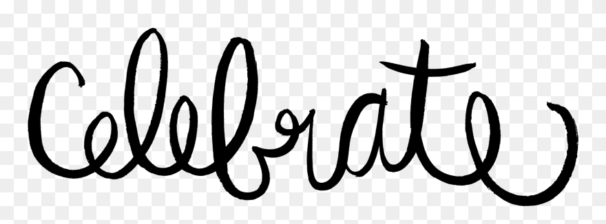 This Is Part Of A Link Up With Uncustomary - Lets Celebrate Png Black And White Clipart