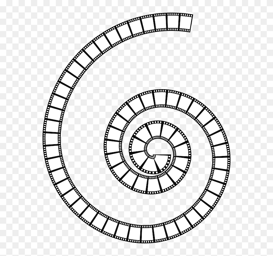 Film Strip Spiral - Vsco Cam Logo Png Clipart