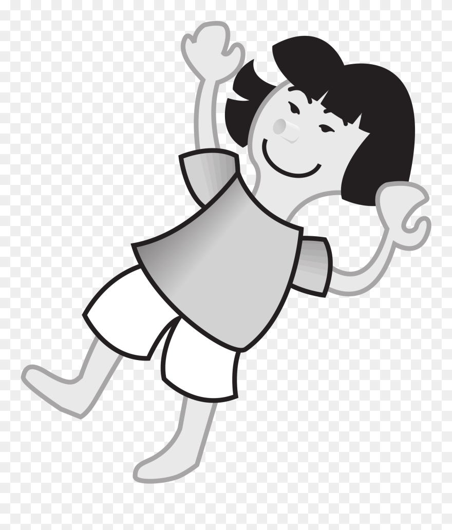 This Free Icons Png Design Of Asian Girl Falling Clipart - Niña Cayendo Dibujo Para Colorear Transparent Png