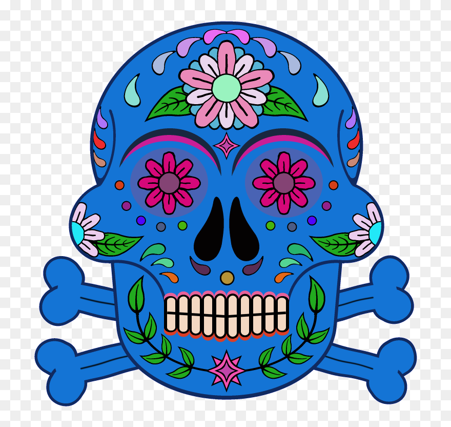 Day Of The Dead 800 X 800 Png Transparent - Clip Art