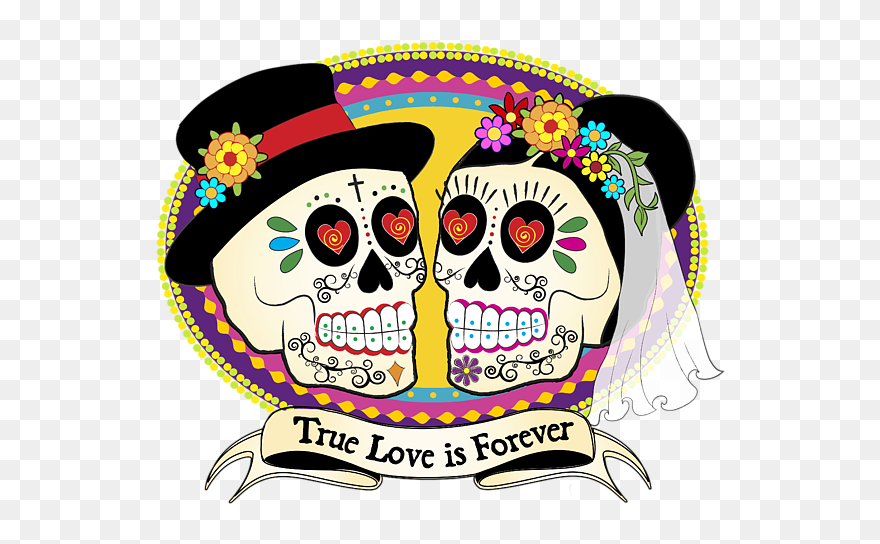 Bride Sugar Skull Clipart