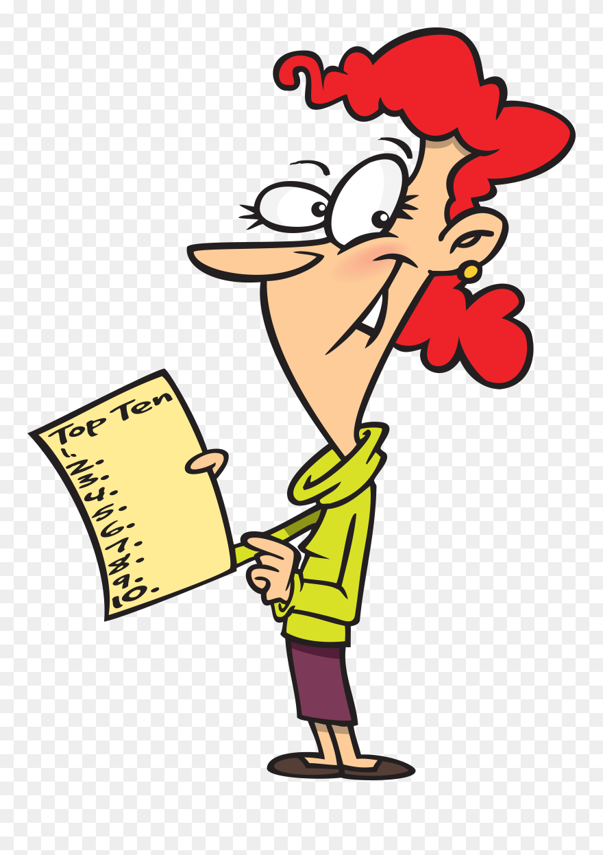 Make Lists Of Things That Are Going To Need To Be Done - Making A List Animated Clipart