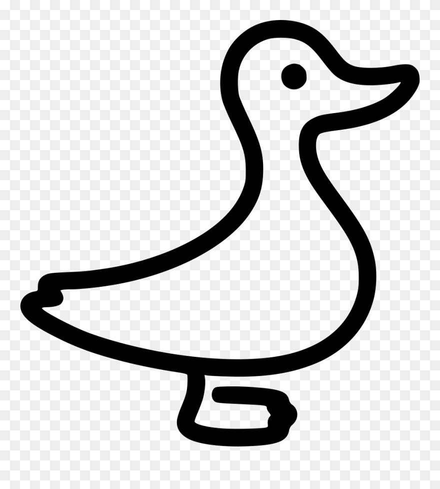 Goose Clipart Ninja - Duck Icon Png Transparent Png