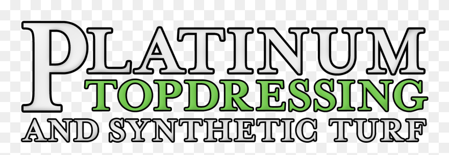 Platinum Topdressing And Synthetic Turf Clipart