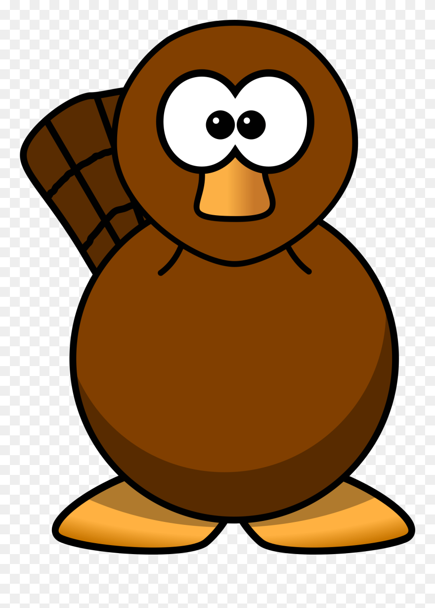Clipart Cartoon Platypus - Png Download