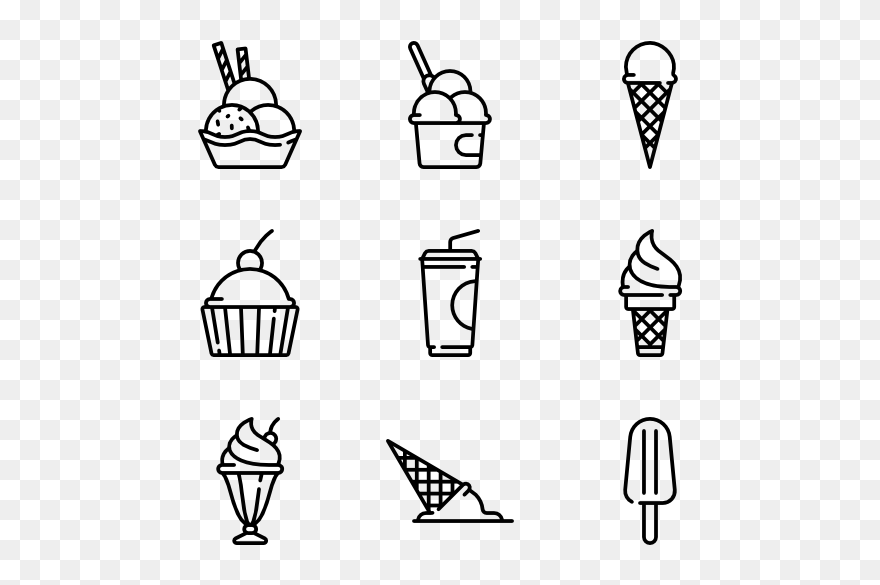 Vector Ice Cream Icon Png Clipart