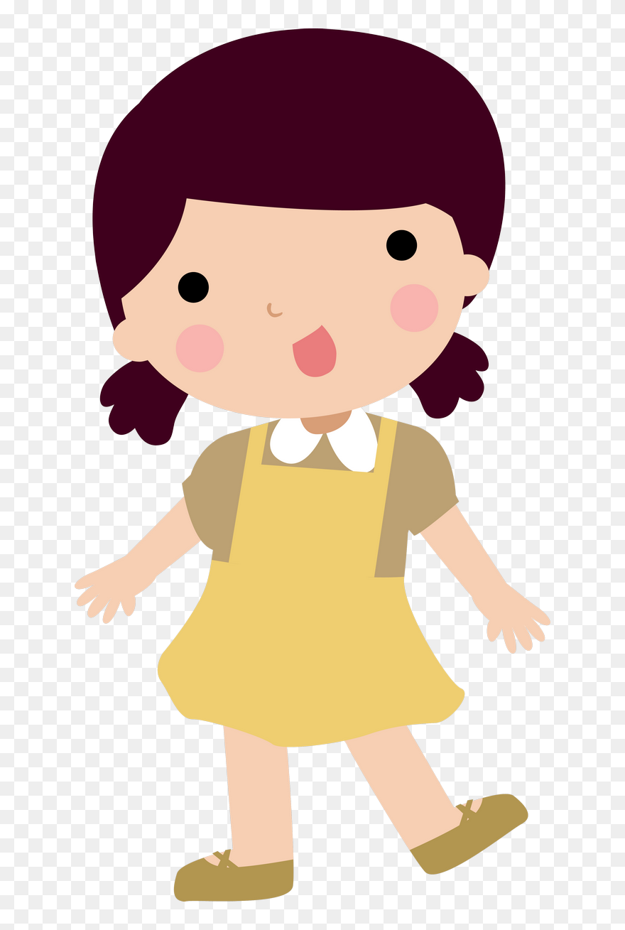Transparent Family Clipart - Clip Art Images Of Girl - Png Download