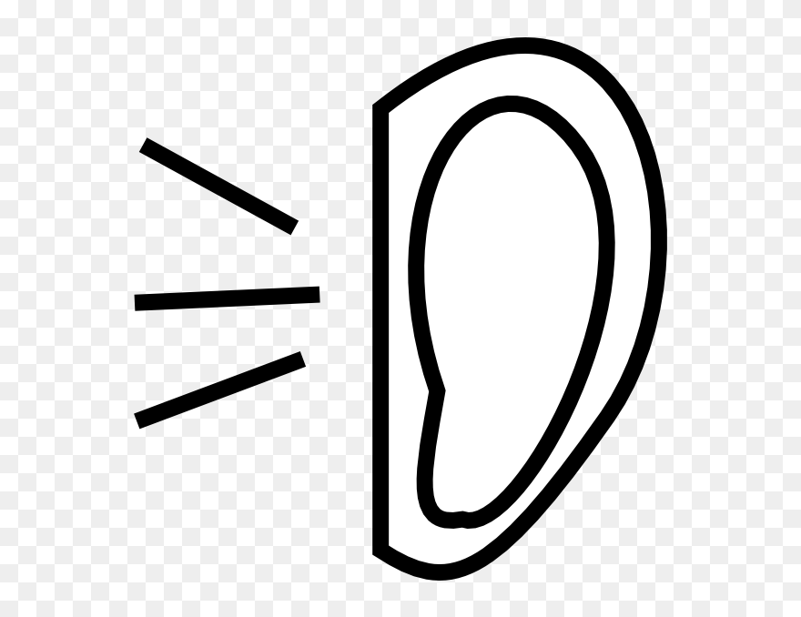 Outline Of Hearing Clipart