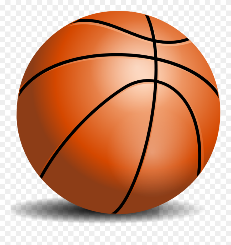 Transparent Basketball Hoop Clipart Black And White - Basketball Clip Art - Png Download