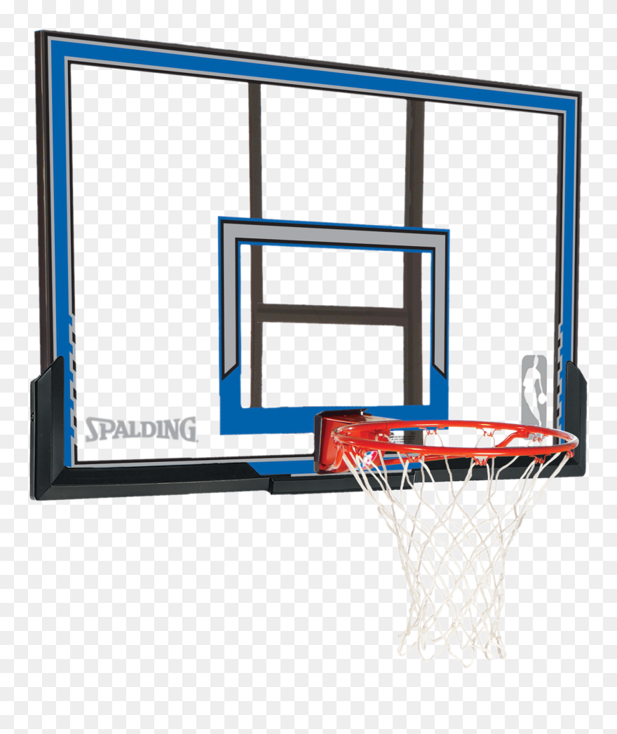 Polycarbonate Backboard And Rim Combo - Spalding Clipart