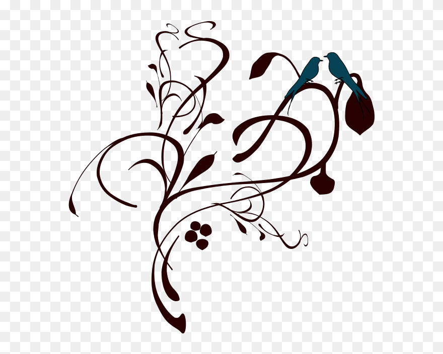 Flower Clipart In Black White Png Transparent Png