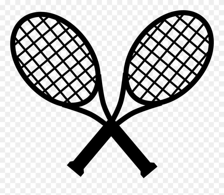 Tennis Rackets Clip Art - Png Download
