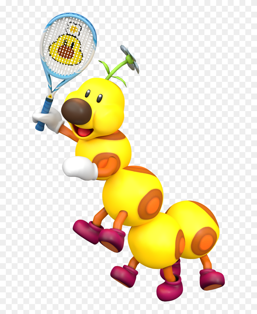 Mario Tennis Aces Wiggler Clipart