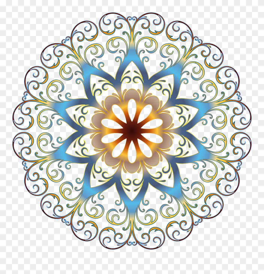 Rainbow Snowflake Clipart Image Royalty Free Clipart - Png Download