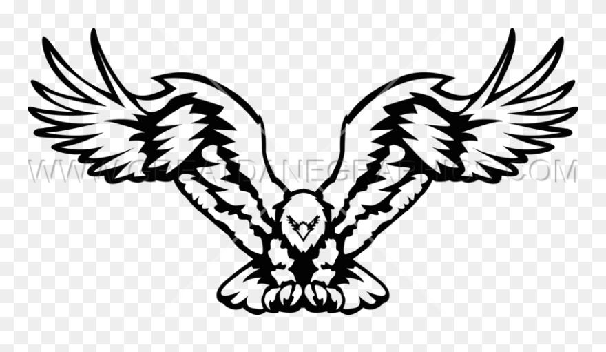 Wing Clipart Eagle - Eagle Logo Open Wings - Png Download