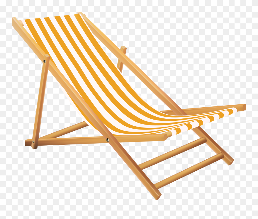 Transparent Beach Lounge Chair Clipart - Transparent Beach Chair Clipart - Png Download