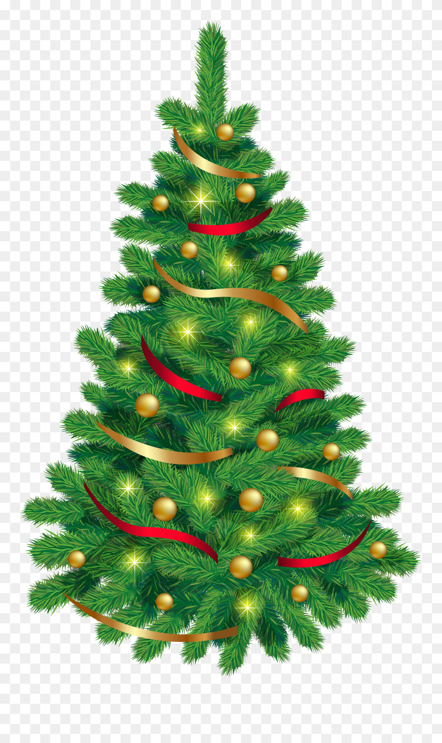 Christmas Tree Clip Art - Transparent Background Christmas Tree Clip Art - Png Download