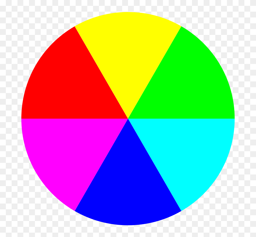 6 Color Beach Ball - Beach Ball Colors Clipart