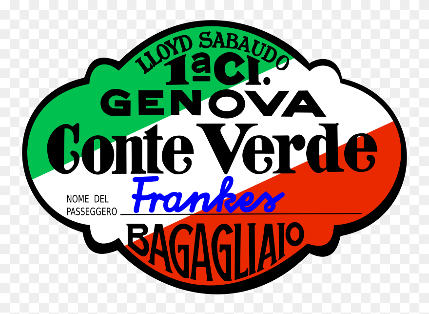 Lloyd Suitcase Sticker - Clip Art Suitcase Sticker - Png Download