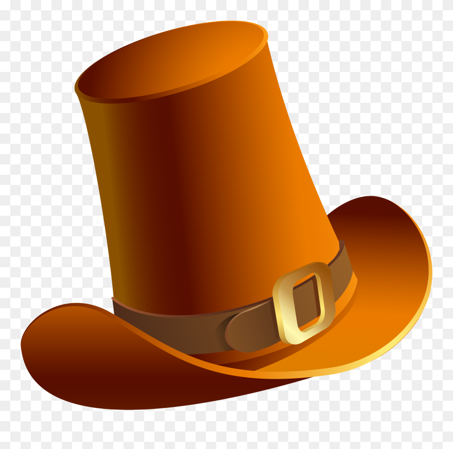 Thanksgiving Hats Coloring Page Clipart Clip Library - Png Download ...