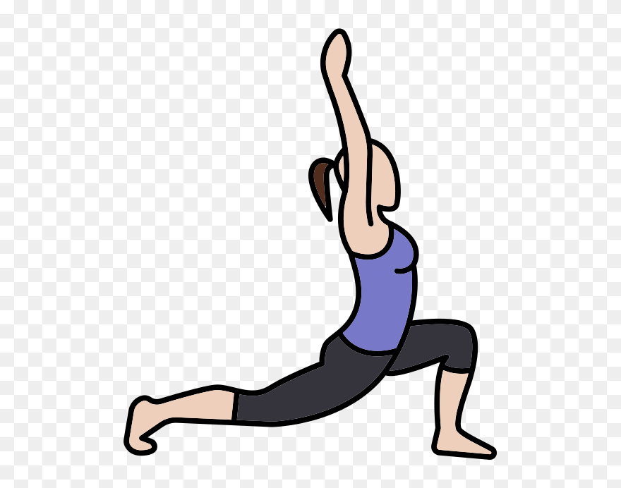 Yoga Clip Yogasana - Yoga Lady Clipart Icon - Png Download