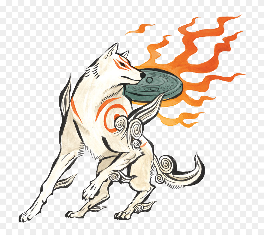 Okami Amaterasu Png Clipart