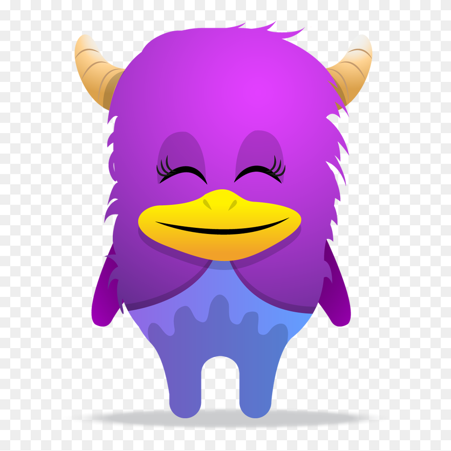Class Dojo - Purple Class Dojo Monsters Clipart