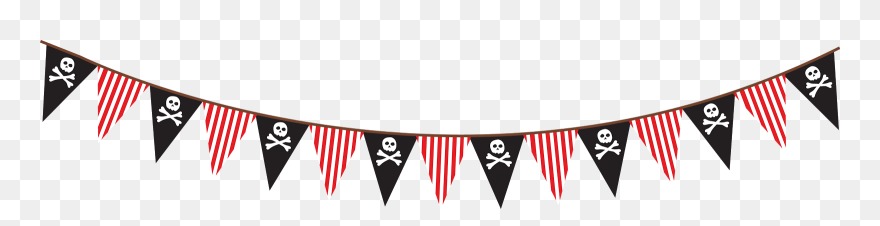 Pirate Banner Clip Art - Png Download