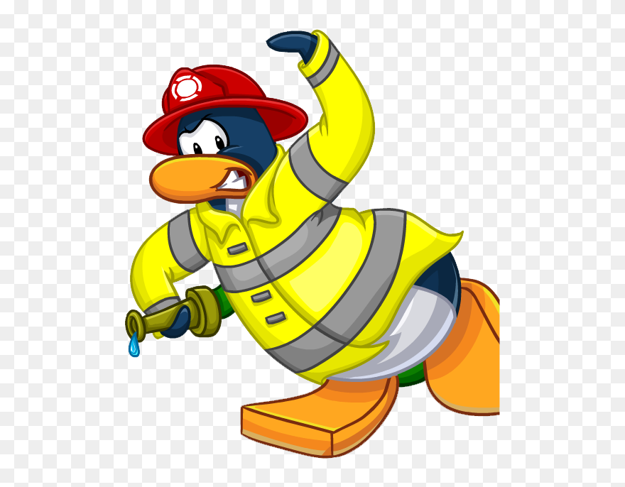 Monsters University Takeover Cutouts - Traje De Bombero Club Penguin Clipart