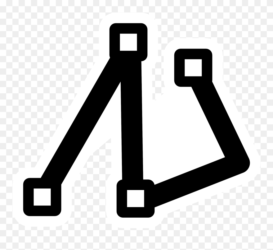 Mono Closed Polyline Clip Arts - Polygonal Chain - Png Download
