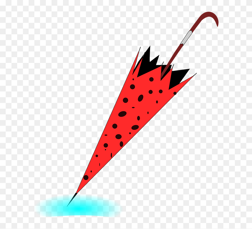 Umbrella Clipart Closed Umbrella - Closed Umbrella Clip Art - Png Download